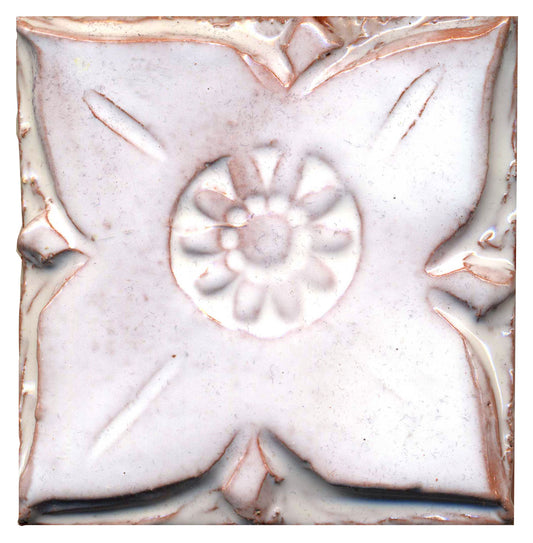 Marshmallow Medieval Floral Tile